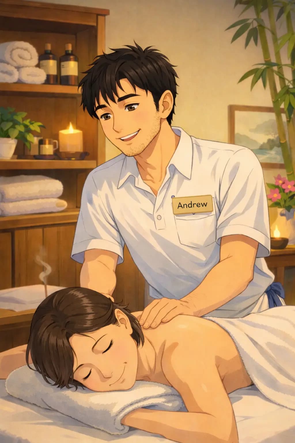 Therapeutic massage session